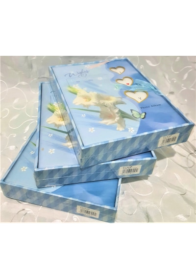 CMF 2022-23 15 x 21 CM ve 10 x 15 CM 120'lik Kutulu Desenli Fotoğraf Albümü