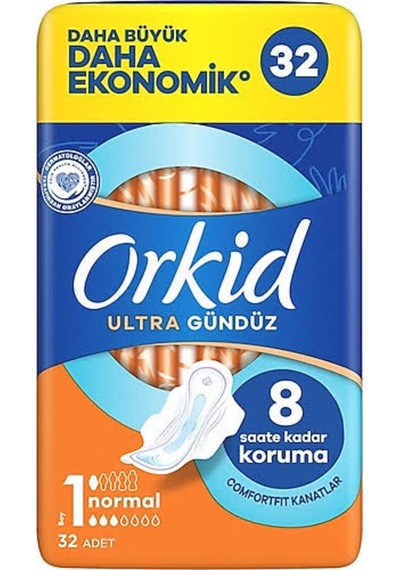 Orkid Ultra Gündüz Hijyenik Ped 32 Adet - Normal Boy 1