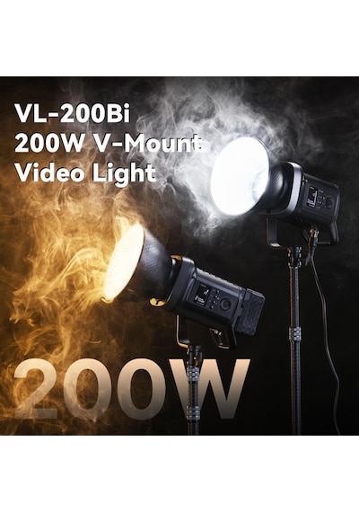 Ulanzi VL-200Bİ 200 W V-Mount Video Işık