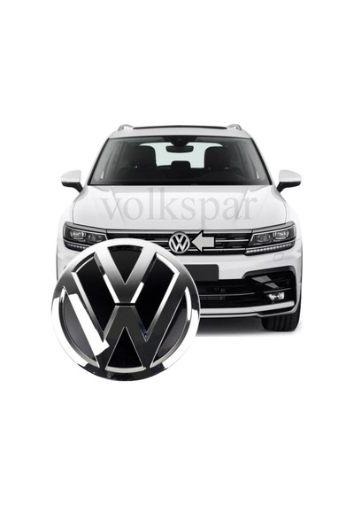 Tiguan 2016-2019 Model Arası Uyumlu Ön Panjur Izgarası Arması Amblemi Logosu