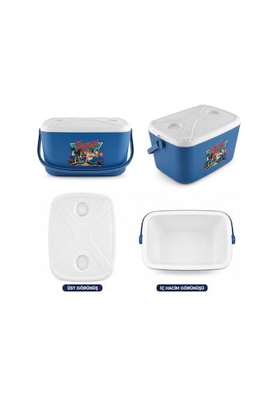 20 Lt Buzzy Retro Buzluk Termos 1179 Cooler Box -392 Mavi