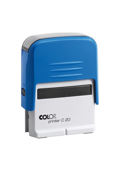 Colop Prınter C20 Mavi Kasa Mavi Keçe - 14 x 38 MM