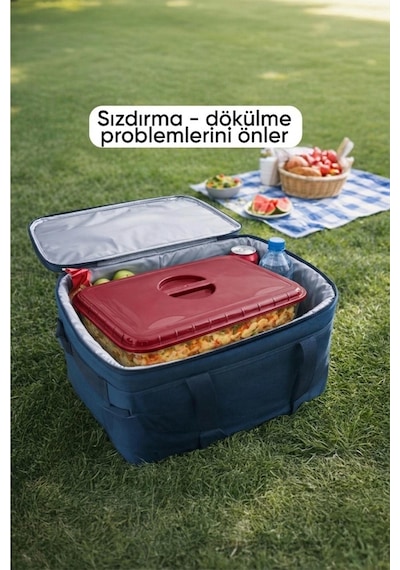 Kırmızı Renk Dikdörtgen Borcam Kapağı Sızdırmaz Plastik Malzeme İle Üretilmiş Esnek Ve Dayanıklı Kapak Gıda Saklama Ve Taşıma İçin Uygun Pratik Kullanımlı Yedek Kapak Diğer
