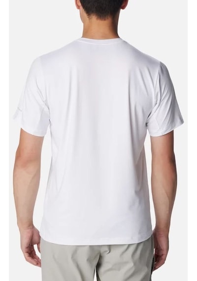 Columbia Men's Tech Trail Crew Neck Shirt Iı Erkek Tişört Beyaz Ao5545-100 001