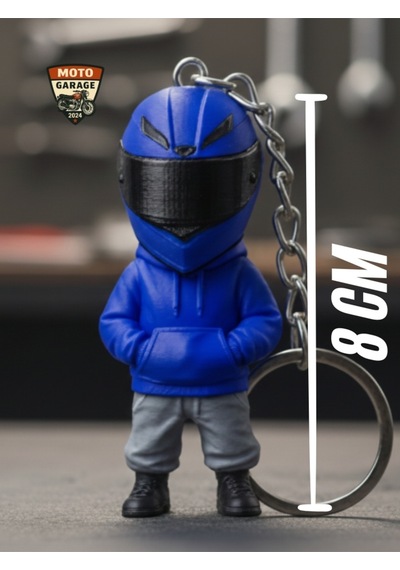 3d Baskı Lacivert Motorcu Anahtarlık Motor Aksesuar Motor & Motosiklet Tutkunlarına Özel