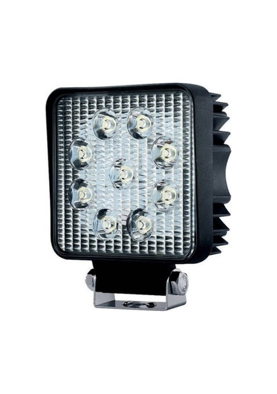 22w Kare 9 Ledli Sis Farı Off Road Çalışma Tekne Lambası