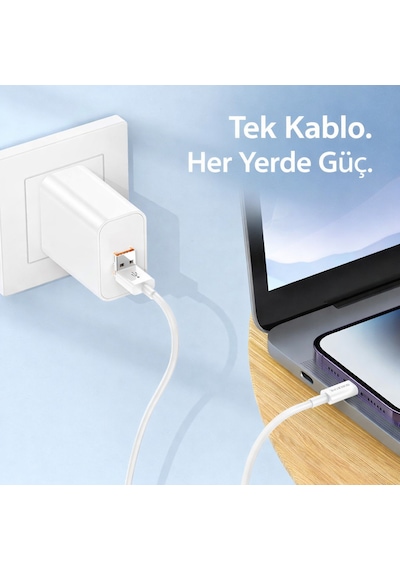2 Si 1 Arada Usb-a / Usb-c Lightning Hızlı Şarj Ve Veri Kablosu Apple Uyumlu iPhone 2 Si 1 Arada Usb-a / Usb-c Lightning Hızlı Şarj Ve Veri Kablosu Apple Uyumlu iPhone