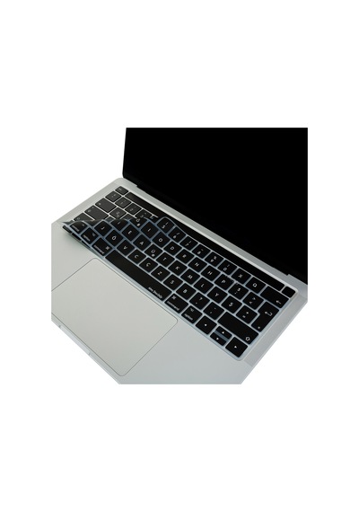 F Klavye Apple Uyumlu MacBook Pro Kılıfı Daktilotip A1706 A1989 A2159 A1707 A1990 A2338 A2141 İle Siyah