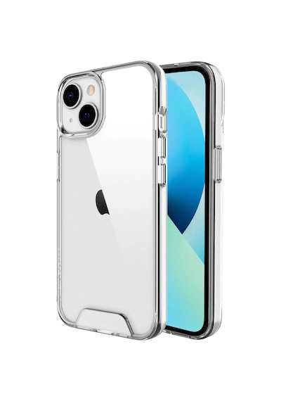 Apple Uyumlu iPhone 14 Plus Kılıf Space Seri Lux Silikon Şeffaf Kapak