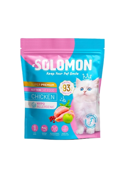 Kitten Yavru Tavuklu Süper Premium Kedi Maması 1,5 Kg - Hipoalerjenik - Düşük Tahıllı - Yüksek Hayvansal Protein