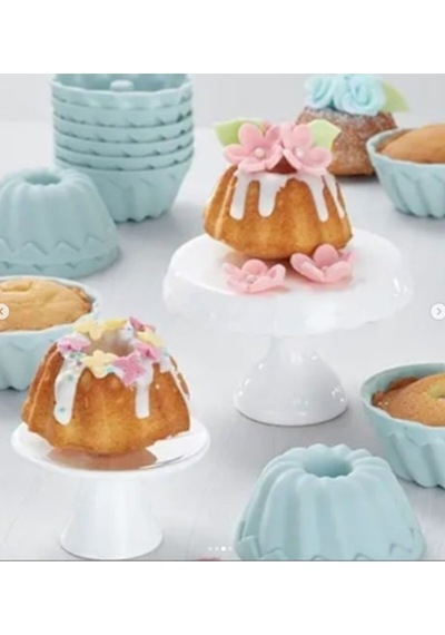 Silikon Küçük Boy 6'lı Kek,muffin Kalıbı Silikon Çok Renkli Diğer