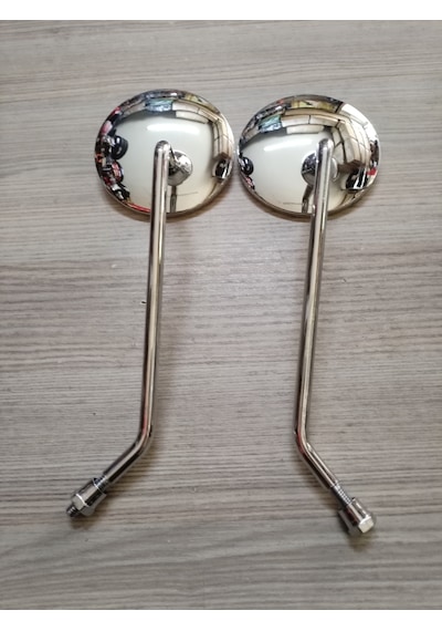 Kromajlı Ayna Takımı Yuvarlak Uzun Tip 8/10 Mm