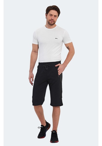 Slazenger NEACEL Erkek Cepli Kapri Siyah Şort