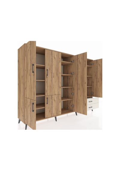 Hyperion Dolap 12 Raflı 2 Çekmeceli 7 Kapaklı 220x44x163 Çam-çam/ Çam-çam/aytaşı Hyperion Dolap 12 Raflı 2 Çekmeceli 7 Kapaklı 220x44x163 Çam-çam/ Çam-çam/aytaşı