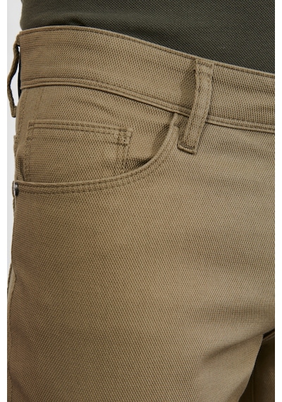 AC&Co / Altınyıldız Classics ERKEK YESIL Slim Fit Dar Kesim Pamuklu 5 Cep Esnek Rahat Pantolon Yeşil