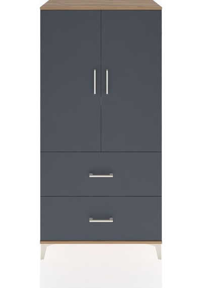 Hyperion Dolap 3 Raflı 2 Çekmeceli 2 Kapaklı 88x44x182 Çam-an... Çam