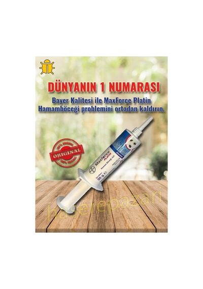 Bayer Platin Jel 20 Gr Hamamböceği Jeli