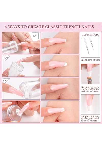 Lexroo Tırnak Süs Damgası, French Stamper, Nail Art, Tırnak Süsleme Aparatı