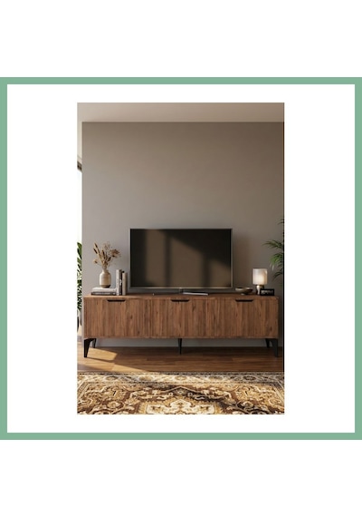 Bşkvirgo Royal Tv Sehpası Suntalam Kahverengi 160x35 Bsk2026