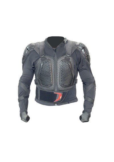 Forte Gt Body Armor Motosiklet Vücut Koruma Zırhı Full Koruma Siyah