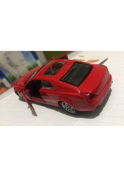 Oyuncak Metal Model Araba Açılır Kapı 1/36 Çek Bırak Kırmızı Mustang