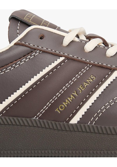 Tommy Hilfiger The Greenwich Edge Leather Ayakkabı-12829 Kahverengi