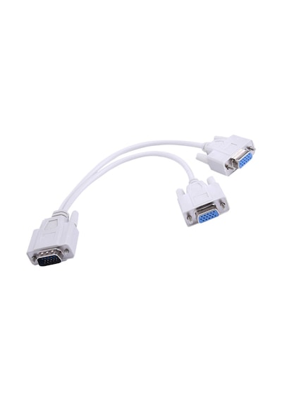 Vga To 2 Vga Çoğaltici Çoklayici Y  Kablo
