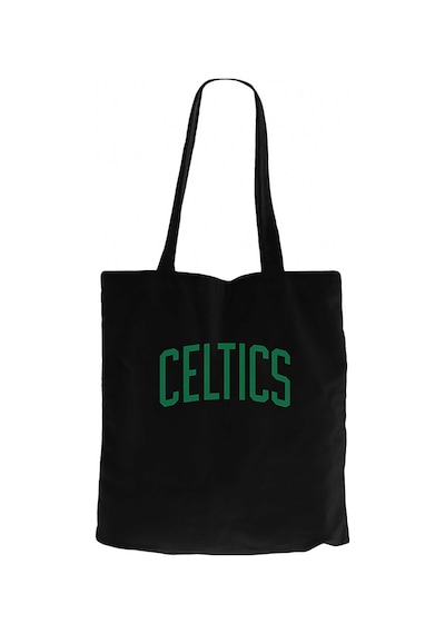 Boston Celtics Yazı Siyah Kanvas Bez Çanta Siyah