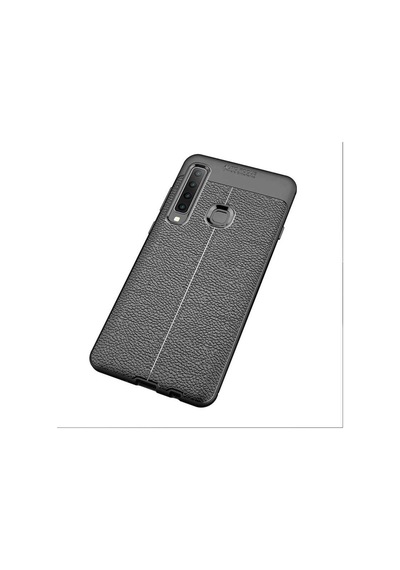 Samsung Uyumlu Galaxy A9 2018 Kılıf Deri Tarzı Niss Silikon Case