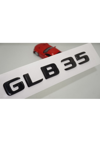 GLB 35 Bagaj Parlak Siyah ABS 3M 3D Yazı Logo