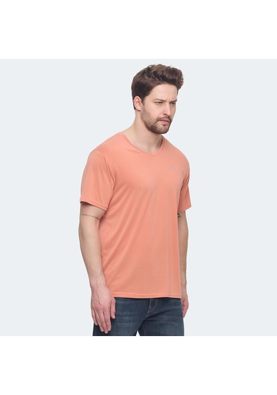 Slazenger KRAKKER Erkek V Yaka Somon Tişört