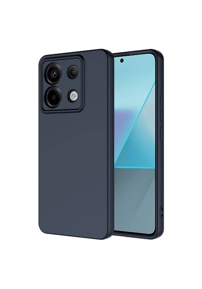 Xiaomi Redmi Note 13 Pro 5g Kılıf Yumuşak Silikon Kamera Korumalı Lansman Pazarplus Lacivert
