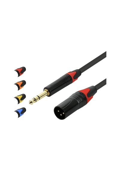 6.3 Mm Erkek- Xlr Erkek Stereo Trs Kablo 10 Metre