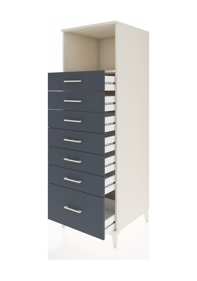 Kronos Dolap Tek Raflı 7 Çekmeceli 60x59x182 Aytaşı-antrasit Aytaşı Kronos Dolap Tek Raflı 7 Çekmeceli 60x59x182 Aytaşı-antrasit Aytaşı