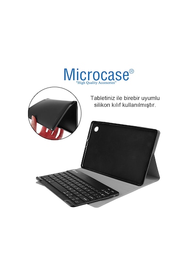 Huawei Uyumlu MatePad Pro 12.6 (2021) için BT Klavye ve Mouse+Kılıf-BKK6