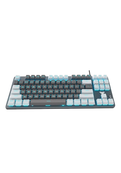 Aula F3287 Mavi Işıklı Kablolu Mekanik İngilizce Q Tkl Gaming Oyu