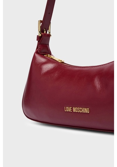 Love Moschino Logolu Ayarlanabilir Omuz Askılı Çanta Bayan Çanta Jc4390pp1pko0552 Bordo