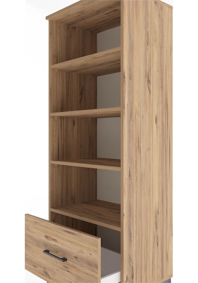 Hyperion Dolap 4 Raflı Tek Çekmeceli 60x44x163 Çam-çam Atlas Çam