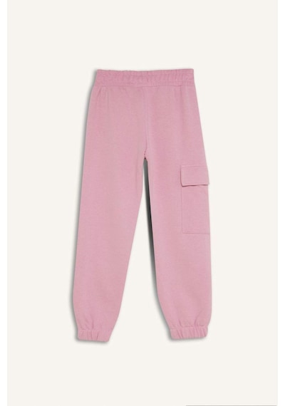 DeFacto Kız Çocuk Kargo Cepli Beli Paçası Lastikli Jogger Eşofman Altı D2872A824WNPN445 Pembe