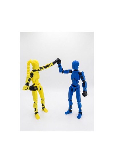 Dummy 13 2 Li Set Sarı & Lacivert 3d 13 Cm Figür Koleksiyon Oyuncak Seti