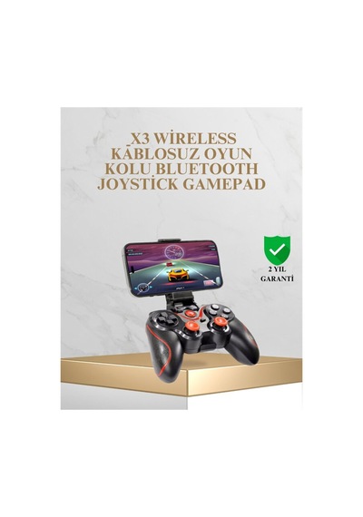 Bluetooth Kablosuz Oyun Kolu Android İphone Pc Uyumlu - Karbul2964-5526 Renkli