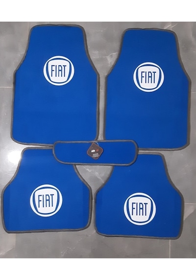 Fiat Palio Fiat Logolu Mavi Halı Paspas Çift Katlı 523428161