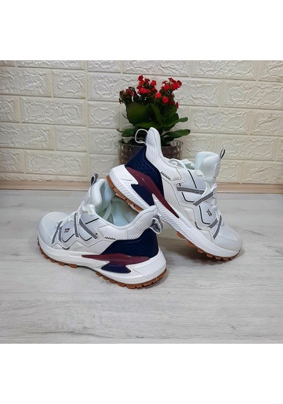 M.p. 1642 Beyaz Memoryfoam Kaydırmaz Rahat Spor Ayakkabı Beyaz