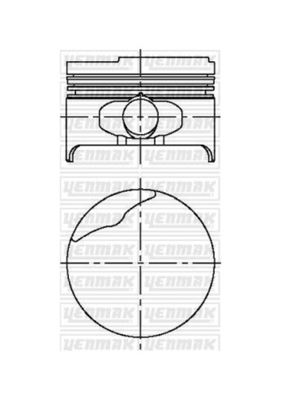 Yenmak Motor Piston Segman Standart 79.50mm Megane 1.6 İe 8v K7m 3.4 Silindir Yenmak 31-04166-000 7702262259