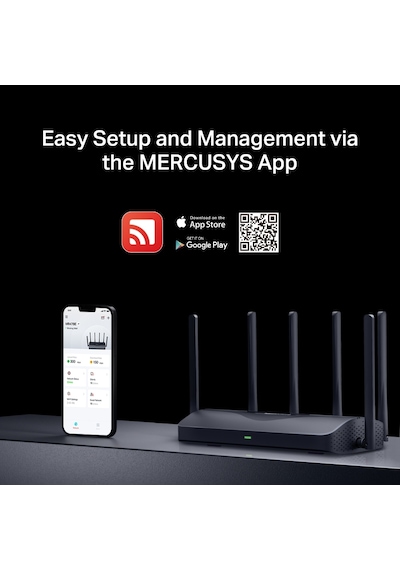 Mercusys Mr47be Wıfı7 Be9300 Üç Bant Router