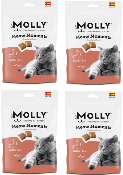 Molly Meow Moments Sensitive Hassas Kediler İçin Ödül Maması 60 G X 4 Adet