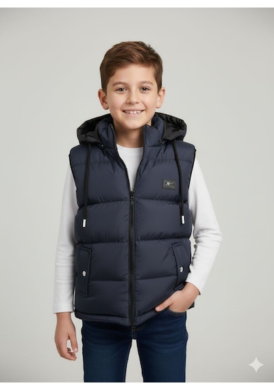 Asya Kids Erkek Şişme Yelek 6-14 Yaş-5100480 - Lacivert Lacivert