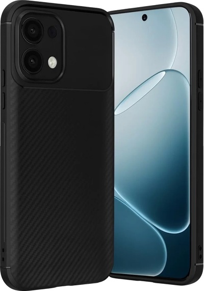 Newface Oppo A6 Pro 4g Auto Focus Karbon Kapak - Siyah