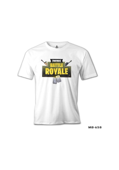 Fortnite - Battle Royale Beyaz Erkek Tshirt