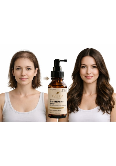 Folixia Anti-Hair Loss Yoğun Saç Bakım Spreyi 100 ML + Dermaroller